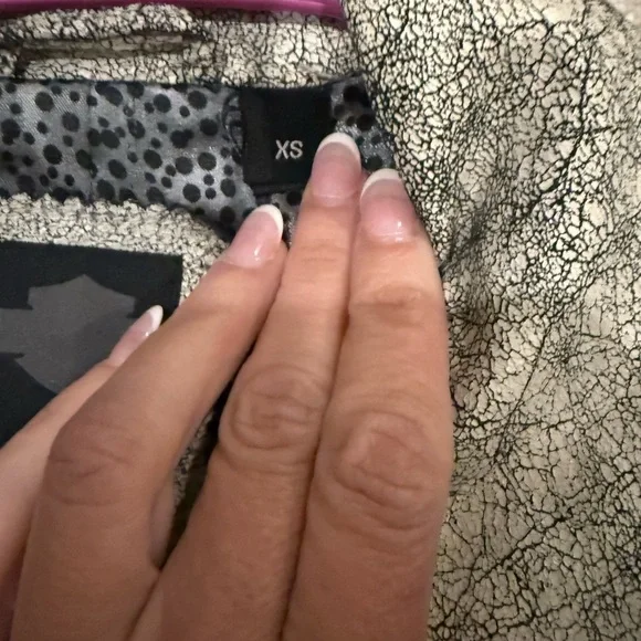 Harley-Davidson‎ Women's Leather Jacket - Distressed Gray - Picture 9 of 12